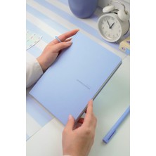 Matt Notebook Youna A5 Süresiz Planlayıcı Ajanda 15X21 cm - Dikey Tasarım – Mavi