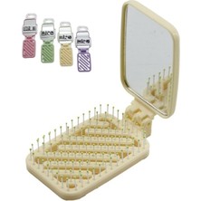 Delixa Aee® Dikdörtgen Katlanır Aynalı Tarak – Çocuk ve Yetişkin Kullanımı Için | Çanta Boy, Taşınabilir, E