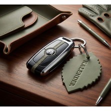 Tozren Deri El Yapımı Kişiye Özel Baskılı Deri Anahtarlık - Sevgiliye/Arkadaşa Hediyelik, "Kurtarıcı Hediye".