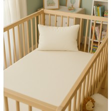 NGN Collection 2'li Set %100 Pamuk Poplin Lastikli Çarşaf ve Yastık Kılıfı Park Yatak | 60X120 cm 35X45 cm