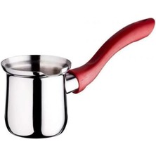 Delixa Paslanmaz Çelik Küçük Boy Cezve – Klasik Türk Kahvesi, Süt Isıtma ve Bitki Çayı Hazırlama Için Ergon