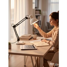 Renk Yapı Rüyası Akrobat Yaylı Ayarlanabilir 360 Derece Hareketli Çalışma Masa Lambası Mühendis Lambası