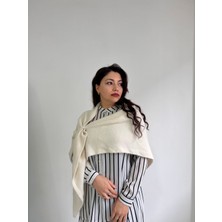 Blackbird Luxe Içten Geçirmeli Triko Üçgen Şal