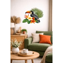 Şımartan Ahşap Tukan Kuşu Duvar Süsü