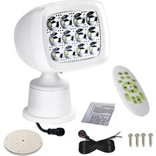 Labarka Uzaktan Kumandalı LED Projektör 12/24V 60W Beyaz (Flaş/sos)
