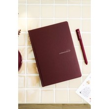 Matt Notebook Youna A5 Süresiz Planlayıcı Ajanda 15X21 cm - Dikey Tasarım – Bordo