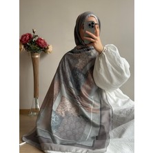 Qalortex Scarf Etro Desen Şal-Vizon