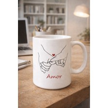 14 Şubat Sevgililer Günü Baskılı Kupa Bardağı - 2