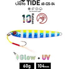 Özbience Glow Uv Metal Jig 60G 10CM Tide Çapa Balıkçılık Takımı