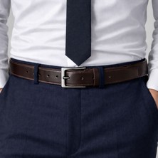 Kod Deri Erkek Hakiki Deri Koyu Kahve Kemer