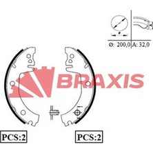 Braxis Arka Fren Balatası Pabuc Favorit Felicia Braxıs