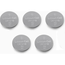 Yuma CR1216 Süper Lityum 3V 5’li Kart Düğme Pil