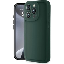 Iphone 16 Pro Kılıf Viera Silikon - Koyu Yeşil