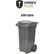 Umbex Tıbbı Atık Plastik Çöp Konteyneri 120 Litre Konteyner - A Isıya Karşı Dayanıklı-
