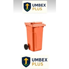 Umbex Tıbbı Atık Plastik Çöp Konteyneri 120 Litre Konteyner - A Isıya Karşı Dayanıklı-