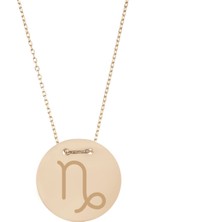 Hakan Mücevherat Oğlak Burç 14 Ayar Altın Kolye