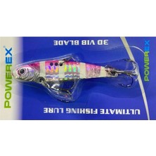 Özbience 3D Vib Blade 5.2cm 7gr Vibrasyon Jig Yem Pink Zebra Glow