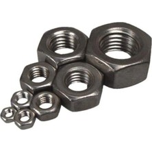 Norm M14 Siyah Çelik Somun Dın 934 Cl:6