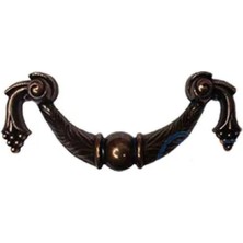 Marsilyan Dekoratif Zamak Üzümlü Kulp - 64MM, Eskitme, 1 Adet