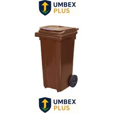 Plastik Metal Pedallı Çöp Konteyneri 120 Litre Konteyner - Isıya Dayanıklı Malzeme -