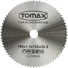 Ağaç Daire Testeresi (Elmassız) 180X1,5 Diş 70Z