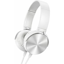 Driton Dk-2 Gri Telefon Laptop Bilgisayar Ile Uyumlu 3.5mm Jack Girişli Kablolu Kafa Kulaklık