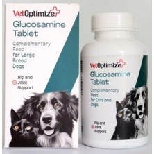 VetOptimize Glucosamine Chondroitin Msm 60 Tablet | Kedi & Köpek Eklem Güçlendirici, Ağrı Giderici ve Kıkırdak Onarıcı