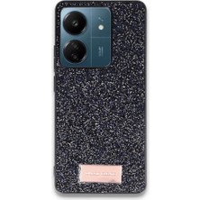 Onegif Xiaomi Redmi 13C Bright Simli Kapak - Siyah