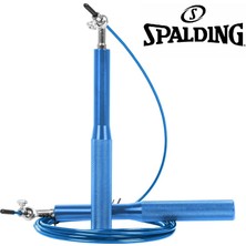 Gus Company SPALDING Turkuaz Çelik Telli Hızlı Atlama Ipi Rulmanlı Alüminyum Ayarlanabilir Crossfit Speed Jump