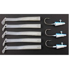 Özbience Yumuşak Balık Yemi Seti 10CM 10G 5'li, Su Oyunları ve Balıkçılık Için