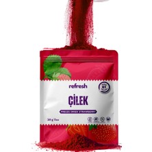 Refresh Chips Freeze Çilek Tozu 50G - Dondurularak Kurutulmuş Meyve Tozu