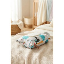 Hamur Askılı Taşınabilir Anne Bebek Fermuarlı Islak Mendil Kılıfı Bebek Arabası Beşik Kenarı Çanta Animal