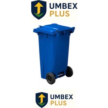 Umbex Tıbbı Atık Plastik Çöp Konteyneri 120 Litre Konteyner - A Isıya Karşı Dayanıklı-