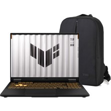 Asus Tuf Gaming F16 FX608JH-RV080 C18 8gb Geforce RTX5050 115W Intel I5-13450HX 40 GB 1 Tb 16 Inç Full Hd+ 165Hz Yok (Free Dos)Gaming Laptop + Çanta