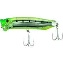 Özbience 12CM Salt Popper Floating Suni Yem, 30GR, Su Üstü Balıkçılık Için Ideal