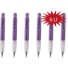 Zümrüt Kırtasiye Serve Deep Uçlu Kalem Metalik Mor 6 Li Paket