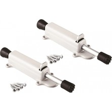 Marsilyan Ayak Basmalı Kapı Stoperi / Durdurucu Beyaz 1 Adet