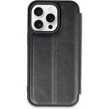 Iphone 14 Pro Max Kılıf Flip Cover - Siyah