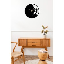 Numa Concept Salon Ofis Ve Antre İçin Tango Dans Mdf Duvar Dekorasyon Lazer Kesim Duvar Saati 32X32 cm