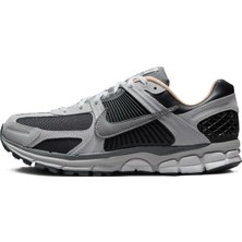 Nike Bowerman Zoom Vomero 5 'smoke Grey'leather Unisex Sneaker Hakiki Deri Günlük Spor Ayakkabı Gri