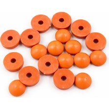 Öztepe Plastik Plastik Küçük Vida Gizleyici  Turuncu (10 Adet)