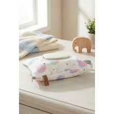 Hamur Askılı Taşınabilir Anne Bebek Fermuarlı Islak Mendil Kılıfı Bebek Arabası Beşik Kenarı Çanta Elephnt