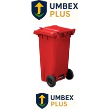 Umbex Tıbbı Atık Plastik Çöp Konteyneri 120 Litre Konteyner - A Isıya Karşı Dayanıklı-