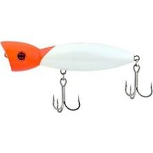 Özbience Maket Balık Su Üstü Popper – 163 Uv Red Head, Hedefi Çekici Tasarım