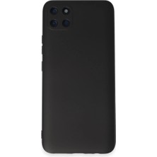 Realme C11 Kılıf Nano Içi Kadife Silikon - Siyah