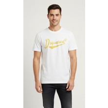 Dsquared2 Bisiklet Yaka T-Shirt