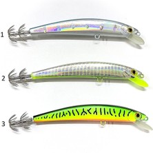 Özbience Fosforlu 11 cm Kalamar Zoka, 21G, Dayanıklı ve Göz Alıcı Tasarım