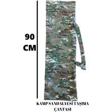 Özbience Kamp Sandalyesi Taşıma Çantası, Askeri Desenli, Dayanıklı ve Pratik