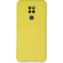 General Mobile Gm 20 Kılıf Nano Içi Kadife Silikon - Sarı