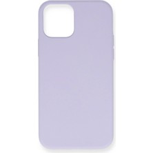 Iphone 12 Pro Max Kılıf Nano Içi Kadife Silikon- Lila